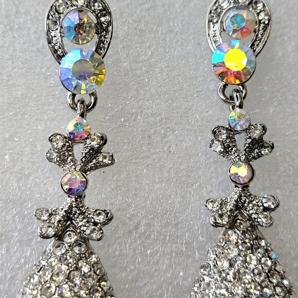 Crystal Rhinestone Earrings - Picture 7 of 13